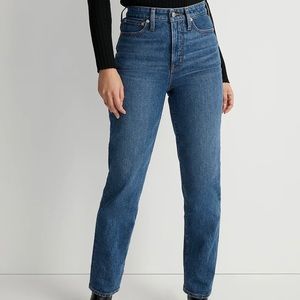 Madewell The Curvy Perfect Vintage Straight Jean in Mayfield Wash